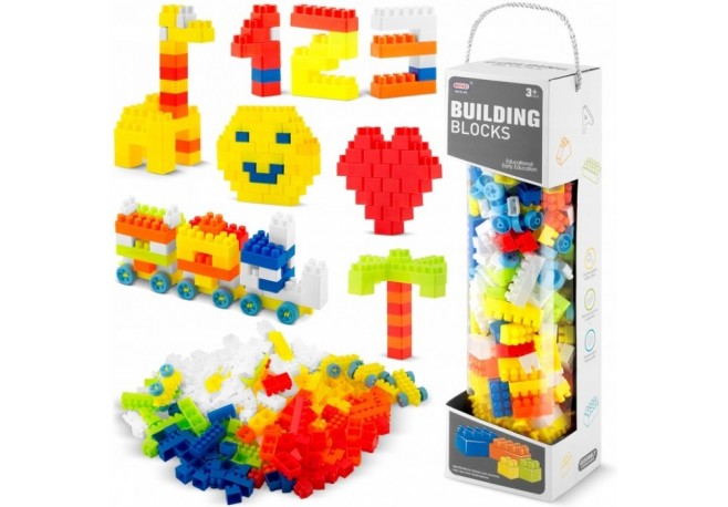 Blocuri mari tip lego 300 bucati Ricokids RK-761 - Multicolore