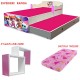 Pat copii dublu Super Kitties,saltele incluse