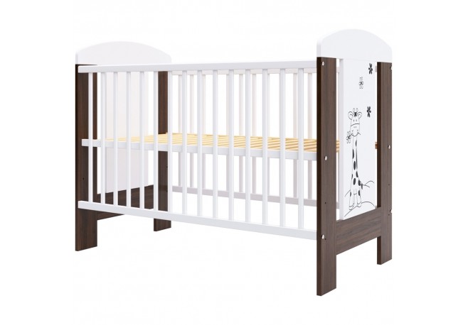 Patut copii din lemn Hubners Calisto Girafa 120x60 cm maro