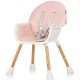 Scaun de masa Chipolino Rio 2 in 1 rose water