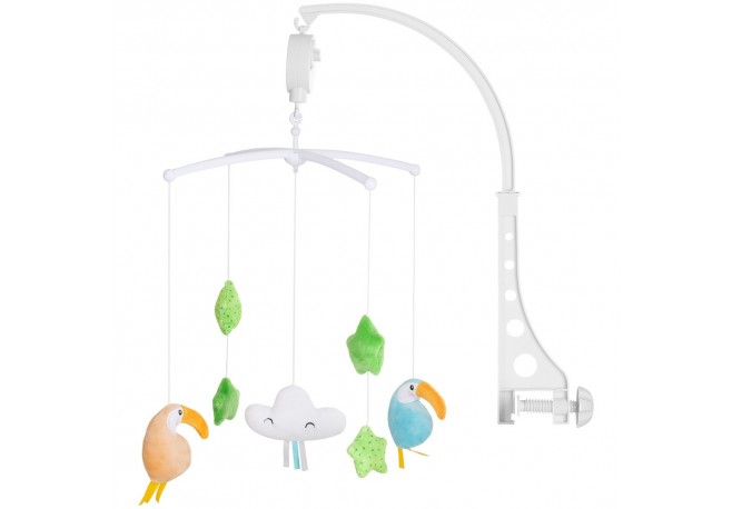 Carusel muzical pentru patut Chipolino Parrots