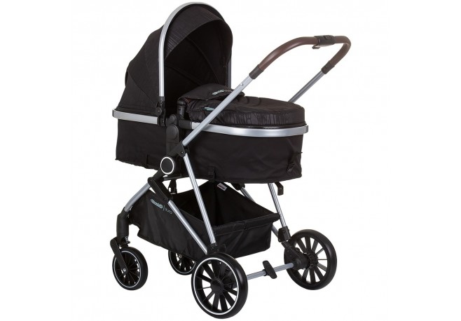 Carucior Chipolino Aura 2 in 1 obsidian silver