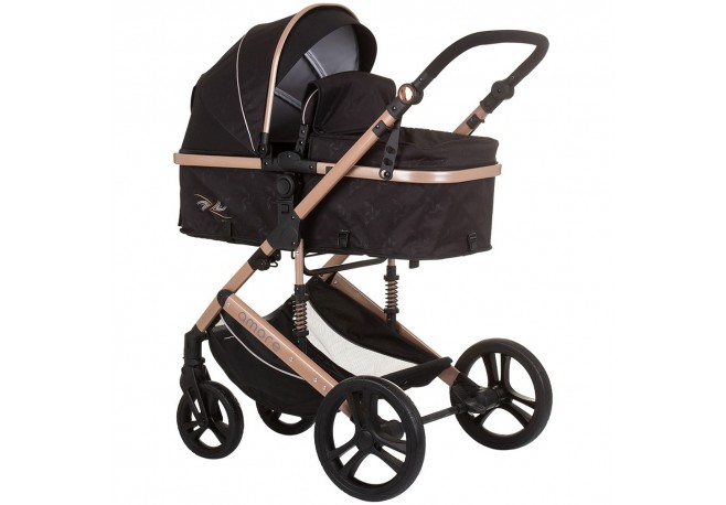 Carucior Chipolino Amore 2 in 1 obsidian gold