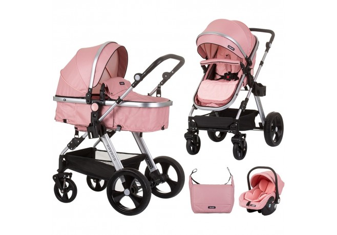 Carucior Chipolino Havana 3 in 1 flamingo