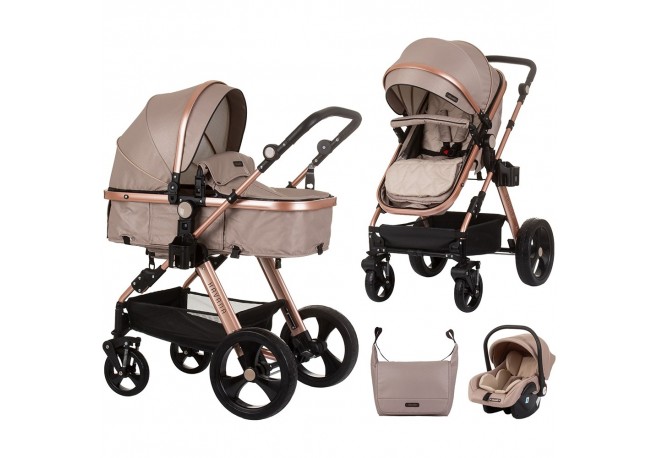 Carucior Chipolino Havana 3 in 1 golden beige