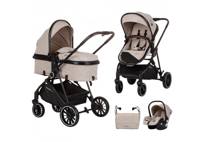 Carucior Chipolino Aura 3 in 1 macadamia