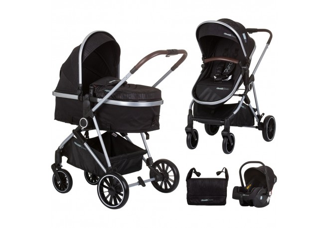 Carucior Chipolino Aura 3 in 1 obsidian silver