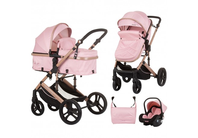Carucior Chipolino Amore 3 in 1 flamingo