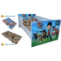 Pat copii Paw patrol ,saltea cadou,lenjerie inclusa