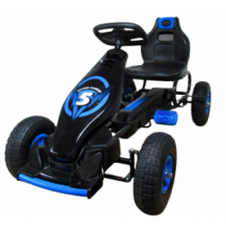 Kart cu pedale Gokart 4-10 ani roti gonflabile G8 R-Sport - Albastru