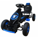 Kart cu pedale Gokart 4-10 ani roti gonflabile G8 R-Sport - Albastru