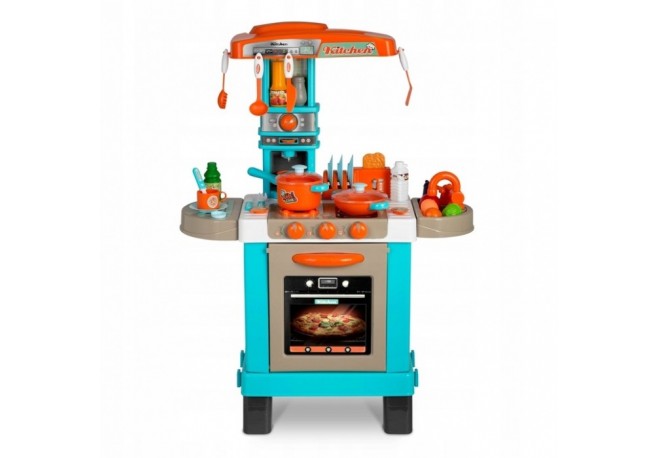 Bucatarie interctiva cu accesorii incluse Ricokids 773100 - Turcoaz