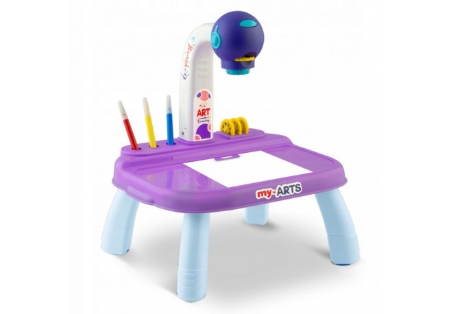 Masuta cu proiector pentru desene Ricokids 773700 - Mov
