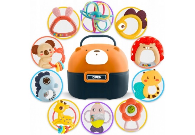 Cutie cu 10 jucarii pentru copii Ricokids 773800