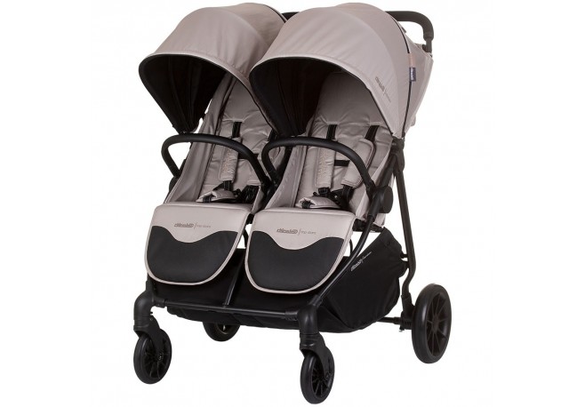 Carucior gemeni Chipolino Top Stars macadamia