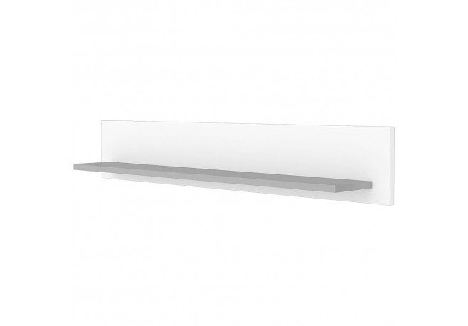 Raft de perete Hubners Patrik 80 cm alb grafit