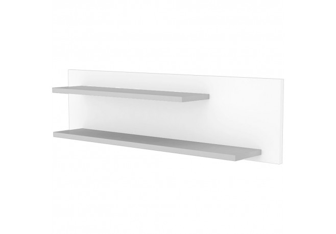 Raft dublu de perete Hubners Patrik 100 cm alb grafit