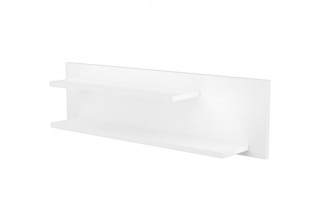 Raft dublu de perete Hubners Matei 100 cm alb