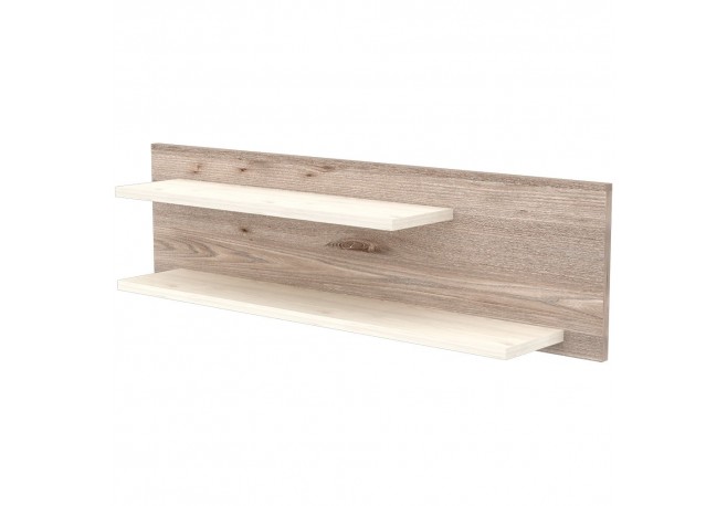 Raft dublu de perete Hubners Sofia 100 cm crem nisip