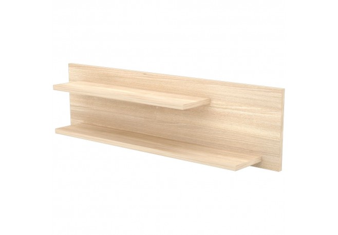 Raft dublu de perete Hubners Eva 100 cm natur