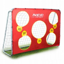 Poarta mare pentru fotbal cu covoras numerotat 215 x 76 x 153 cm  Neo-Sport 1451
