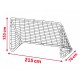 Poarta mare pentru fotbal cu covoras numerotat 215 x 76 x 153 cm  Neo-Sport 1451