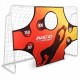 Poarta mare pentru fotbal cu covoras numerotat 245 x 80 x 155 cm  Neo-Sport 1455