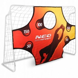 Poarta mare pentru fotbal cu covoras numerotat 245 x 80 x 155 cm  Neo-Sport 1455