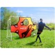 Poarta mare pentru fotbal cu covoras numerotat 245 x 80 x 155 cm  Neo-Sport 1455