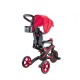 Tricicleta Globber Explorer 4 in 1 pliabila culoare rosie