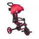 Tricicleta Globber Explorer 4 in 1 pliabila culoare rosie