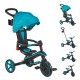 Tricicleta Globber Explorer 4 in 1 pliabila culoare turquoise