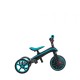 Tricicleta Globber Explorer 4 in 1 pliabila culoare turquoise