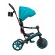 Tricicleta Globber Explorer 4 in 1 pliabila culoare turquoise