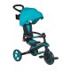 Tricicleta Globber Explorer 4 in 1 pliabila culoare turquoise