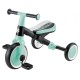 Tricicleta Globber 2 in 1 culoare verde pal