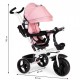 Tricicleta cu sezut reversibil Ecotoys JM-322 - Roz - Resigilat