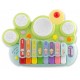 Jucarie educativa cu xilofon pian tobe si lumini Ricokids RK-751