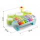 Jucarie educativa cu xilofon pian tobe si lumini Ricokids RK-751