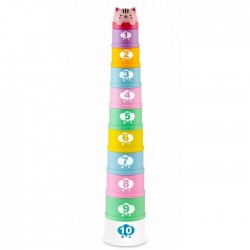 Jucarie pentru baie in forma de turn cu cifre Ricokids RK-752