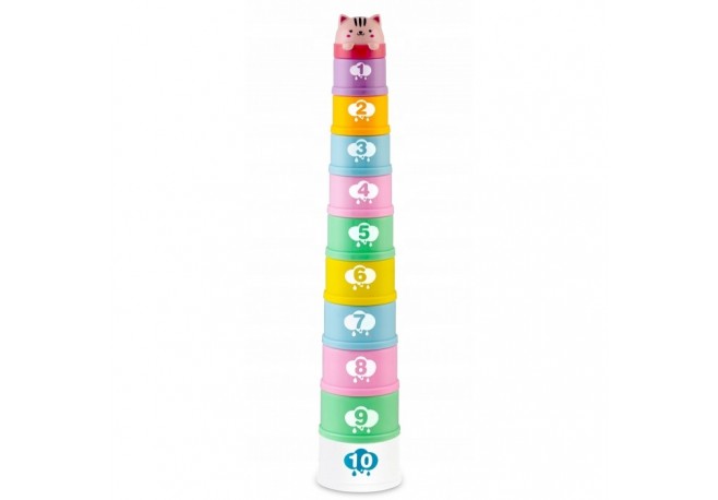 Jucarie pentru baie in forma de turn cu cifre Ricokids RK-752