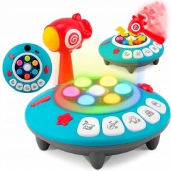 Jucarie educativa cu ciocan sunete si lumini Ricokids RK-753