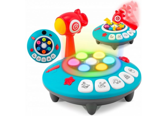 Jucarie educativa cu ciocan sunete si lumini Ricokids RK-753