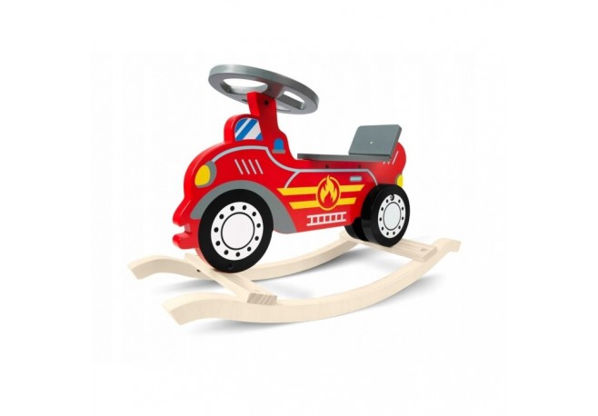 Balansoar masina de pompieri din lemn Ricokids 785001