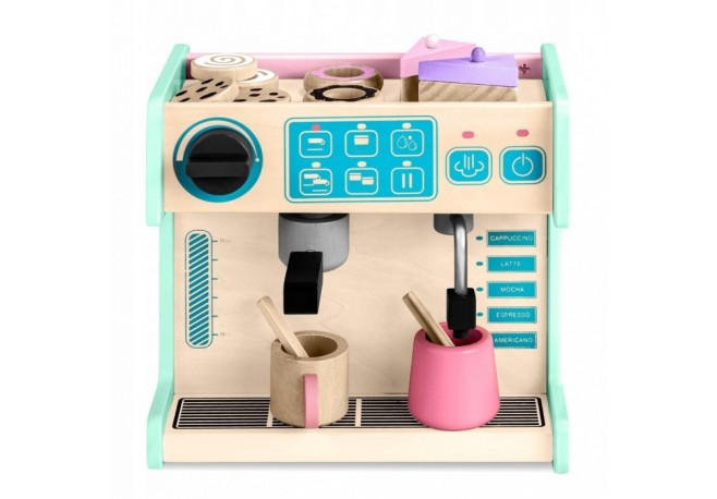 Jucarie interactiva din lemn coffee shop Ricokids 785100 - Mint