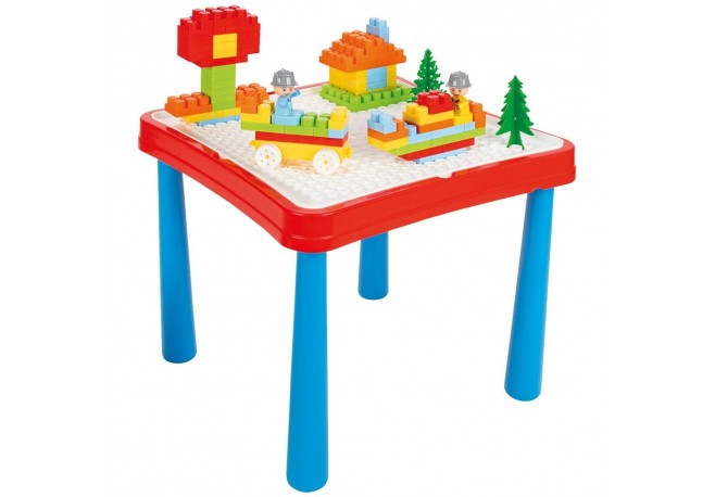 Set masuta cu scaune si cuburi Pilsan Master Study Table cu 121 piese