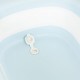 Cadita de baie cu dop de scurgere Ecotoys HA-B37 - Gri