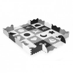 Salteluta de joaca tip puzzle cu pereti 36 elemente Ecotoys ECOEVA012