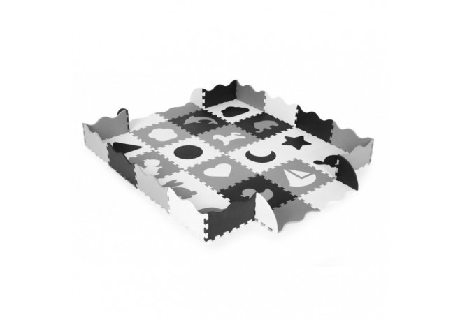 Salteluta de joaca tip puzzle cu pereti 36 elemente Ecotoys ECOEVA012