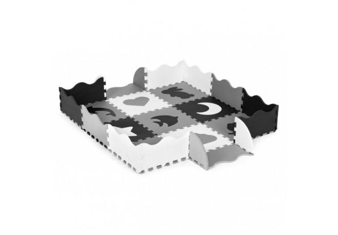 Salteluta de joaca tip puzzle cu pereti 25 elemente Ecotoys ECOEVA015